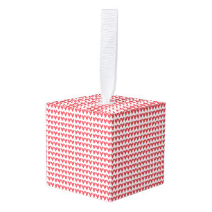 Tissue box cube ornament