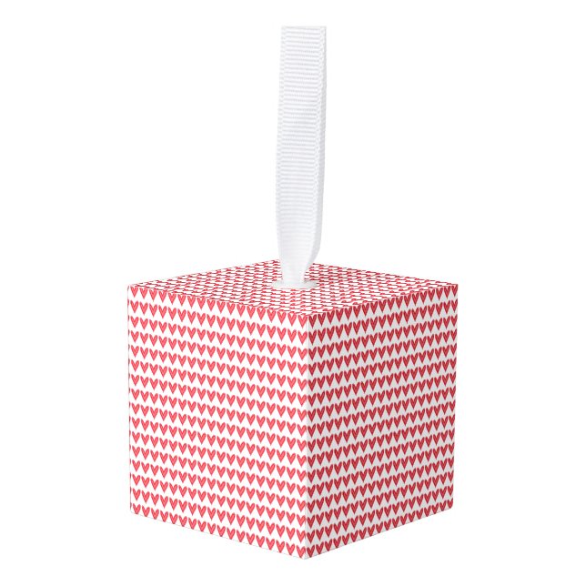 Tissue box cube ornament (Front Angled)