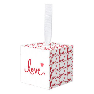 Tissue box cube ornament