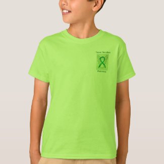 Tissue Donation Awareness Green Ribbon Angel Tee