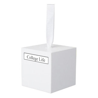 tissue holder cube ornament