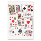 Tissue Paper Ace Playing Cards