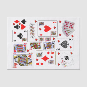 Tissue Paper Ace Playing Cards