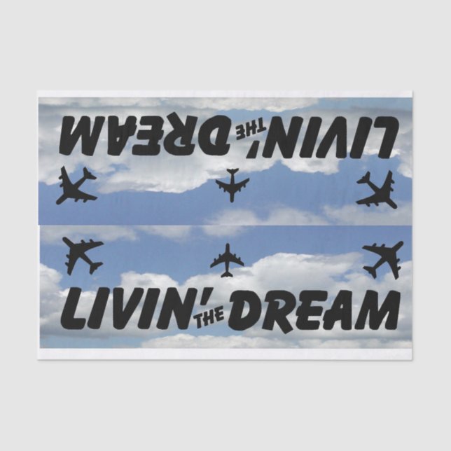 Tissue paper airplane (Front)