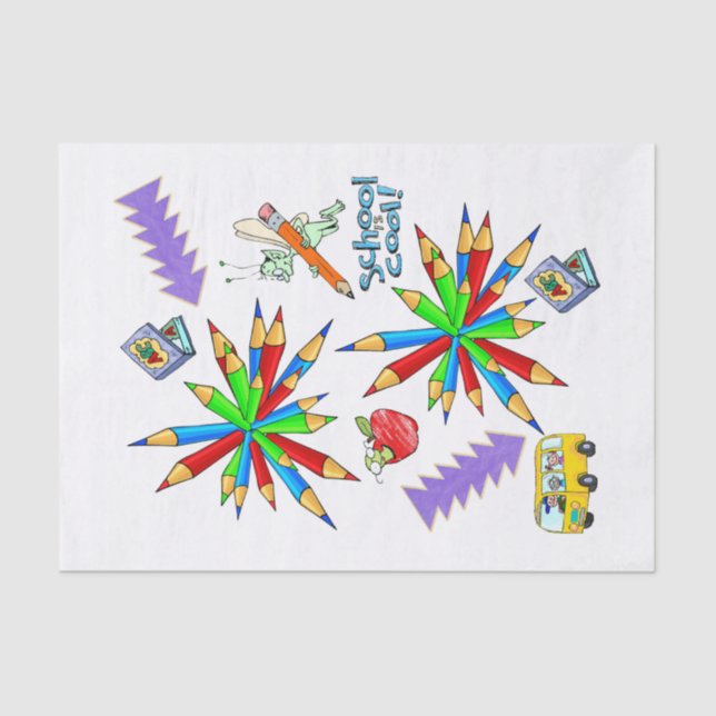 Tissue Paper Back to School is Cool  (Front)