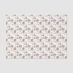 Tissue Paper - Bears, Balloons & Berries Pattern