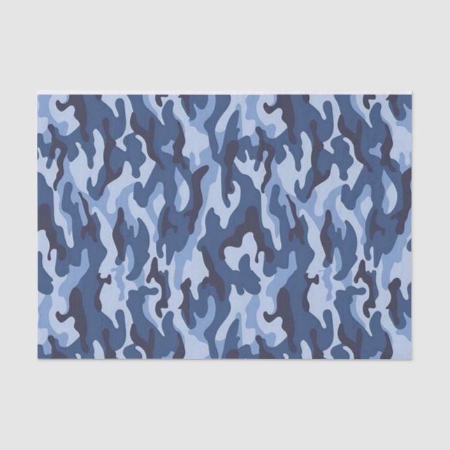 Tissue Paper Blue Army (Front)