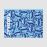 Tissue Paper Blue Crabs