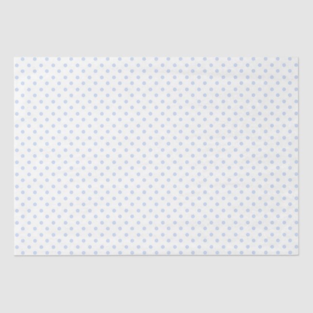 Tissue Paper/Blue Polka Dots Tissue Paper (Front)