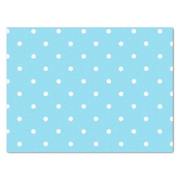 Tissue Paper/blue Polka Dots Tissue Paper by NatureTales at Zazzle