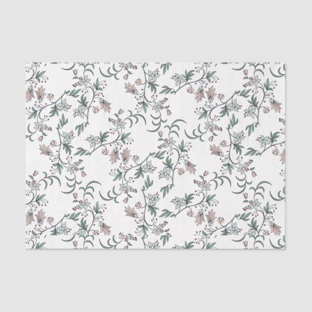 Tissue Paper Botanical Shelf and Drawer Liner 18lb (Front)