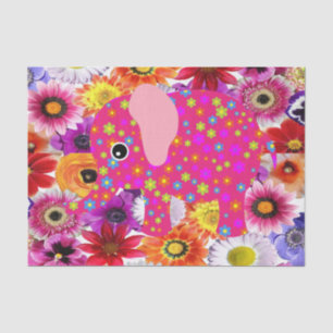Tissue Paper Colorful Elephant