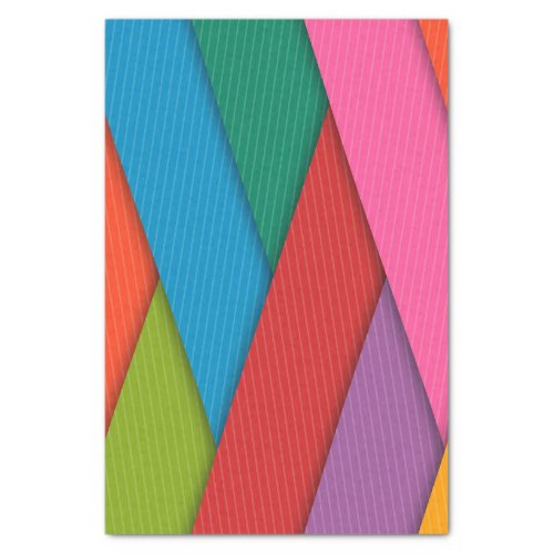 Tissue Paper Colorful Triangles