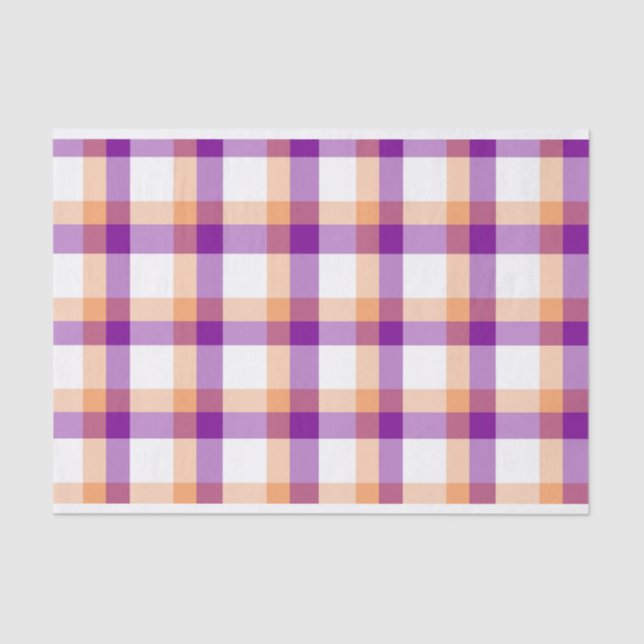 Tissue Paper- Cute Plaid Tissue Paper (Front)