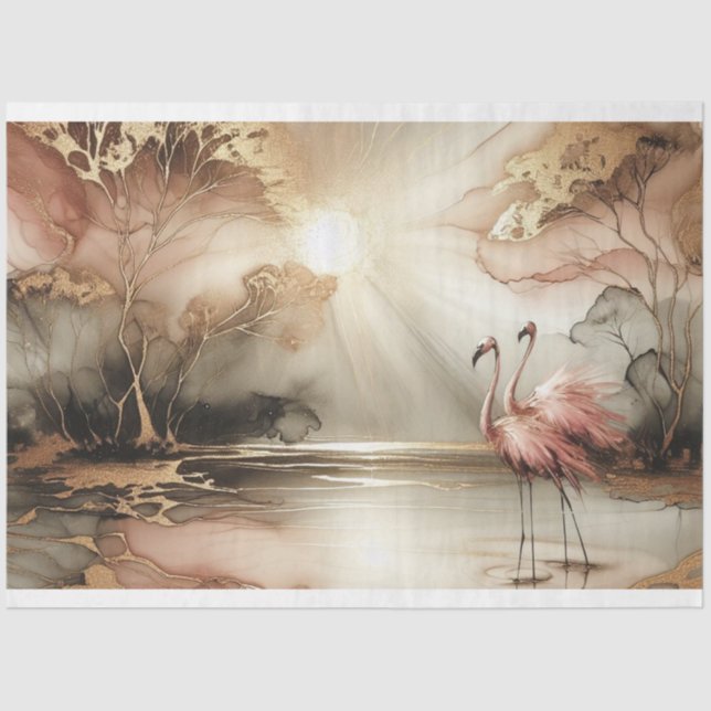 Tissue Paper Decoupage Gift Wrapping (Front)