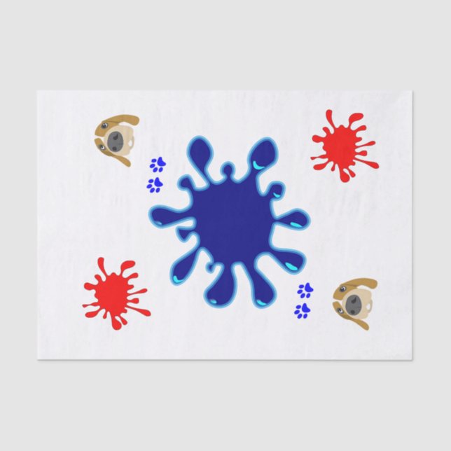 Tissue Paper Dog Paint (Front)