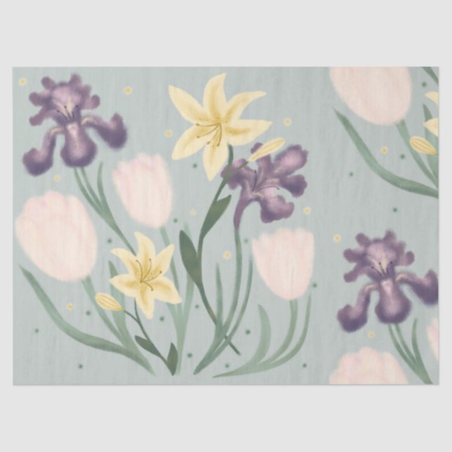 Tissue paper floral (Front)