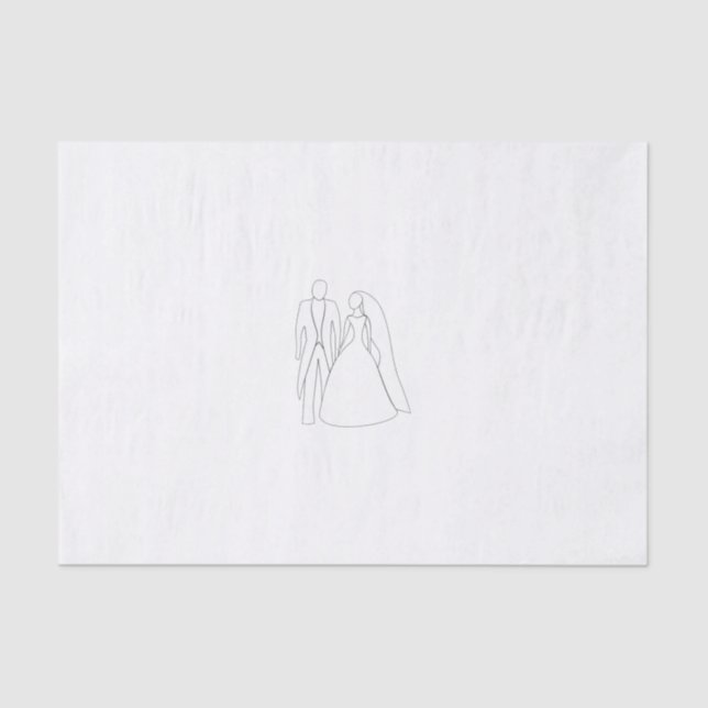 Tissue Paper for Wedding or Shower (Front)