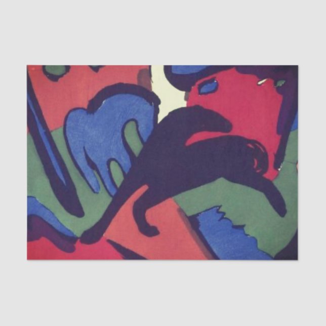 TISSUE PAPER FRANZ MARC HORSES (Front)