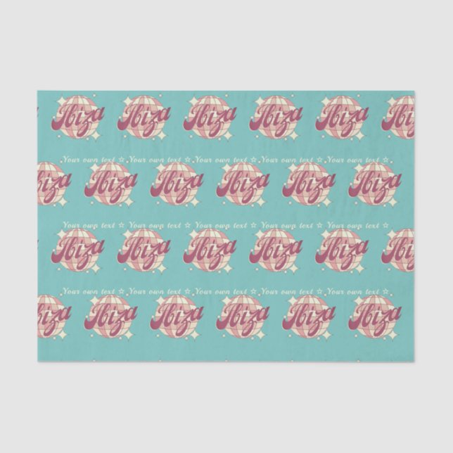 Tissue Paper gift wrapping ibiza eivissa spain (Front)