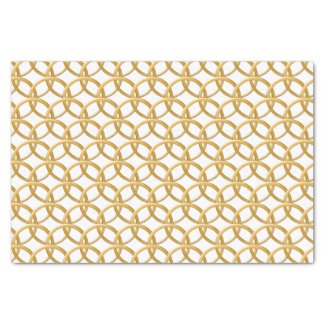 Tissue Paper - Golden Chain Mail