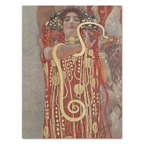 TISSUE PAPER  GUSTAV KLIMT   HYGIEIA  1907