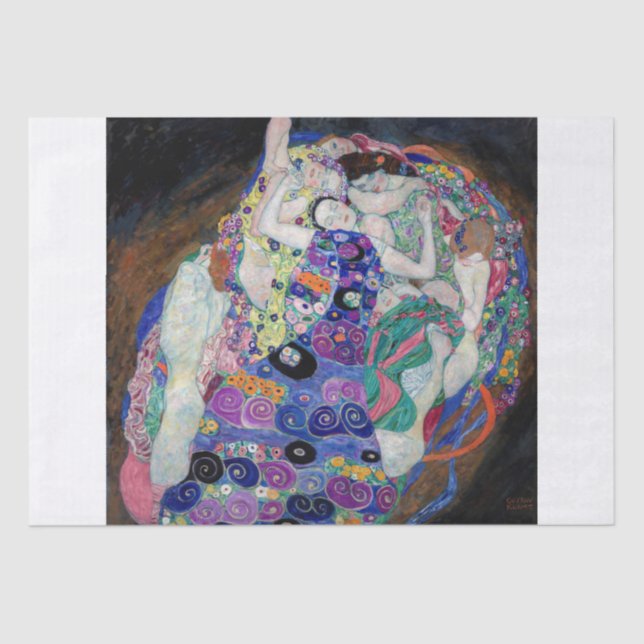 TISSUE PAPER : GUSTAV KLIMT : THE VIRGIN (Front)