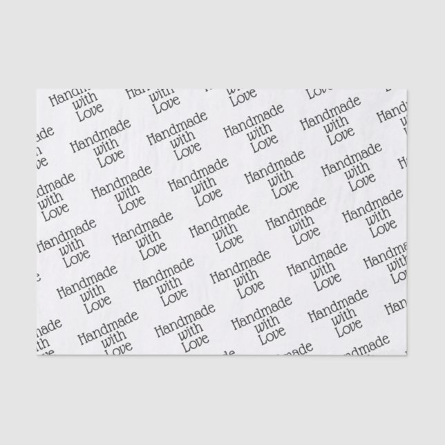 Tissue Paper - Handmade With Love (Front)