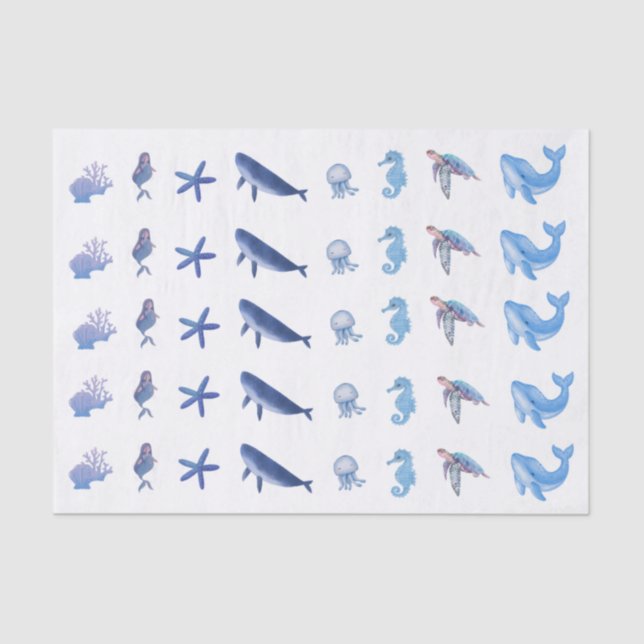 Tissue Paper - hos mermaid of the sea (Front)