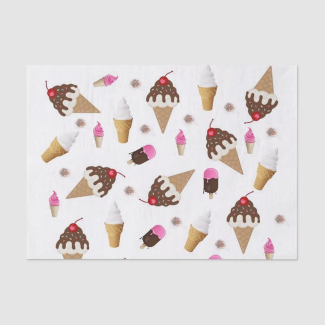 Tissue Paper Ice Cream (Front)