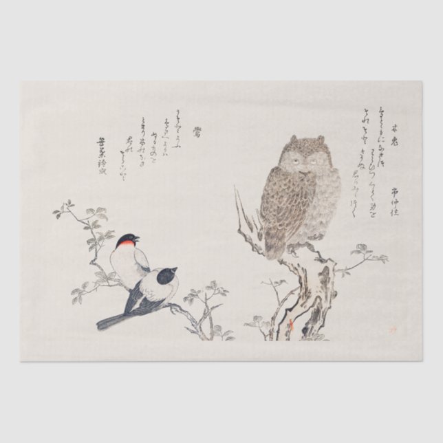 TISSUE PAPER : JAPANESE  : UTAMARO KITIGAWA 1806 (Front)