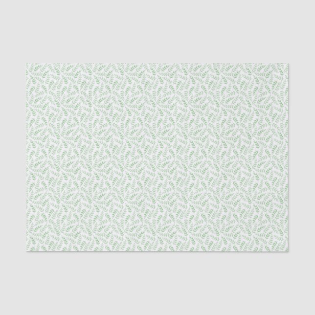 Tissue paper - Leaves - green (Front)