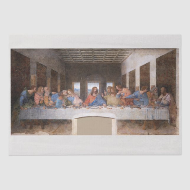 TISSUE PAPER : LEONARDO DA VINCI :THE LAST SUPPER (Front)