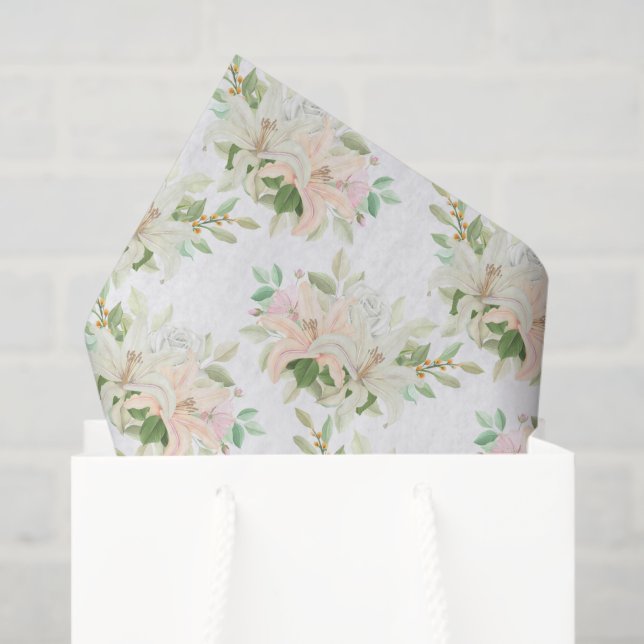 Tissue Paper-Lily Tissue Paper (Gift Bag)