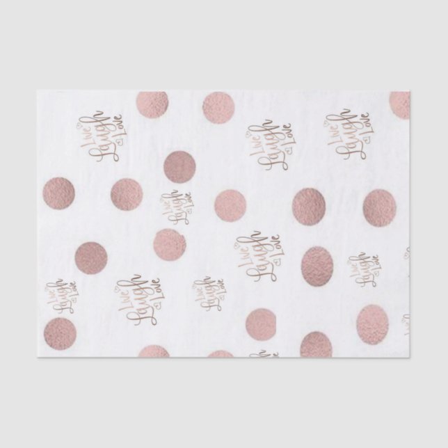 Tissue Paper Live Laugh Love (Front)