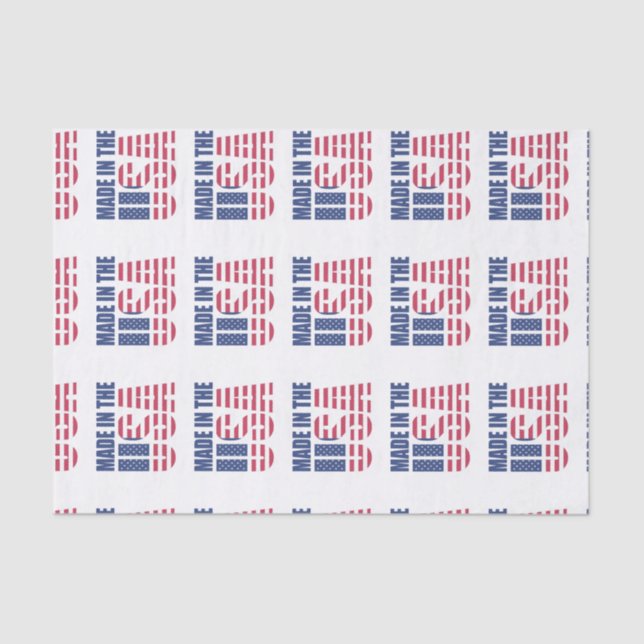 Tissue Paper Made in the USA (Front)