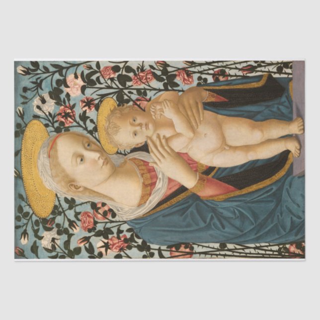 TISSUE PAPER : MADONNA & CHILD : 1942 (Front)