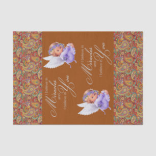 Tissue Paper Paisley Angels