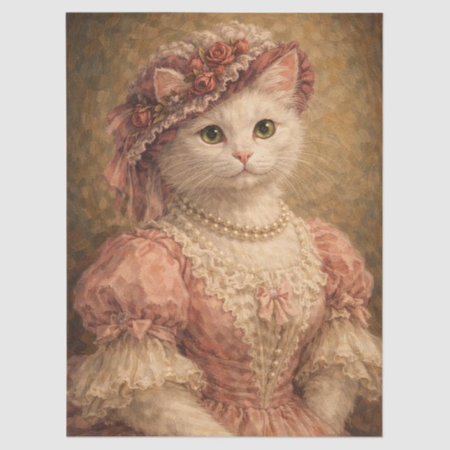 Tissue paper Pets decoupage, wrapping (Front)