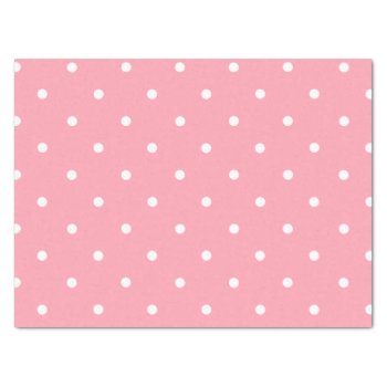 Tissue Paper/pink Polka Dots Tissue Paper by NatureTales at Zazzle