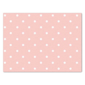 Tissue Paper/pink Polka Dots Tissue Paper by NatureTales at Zazzle