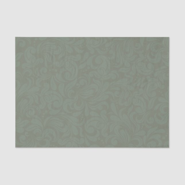 Tissue Paper Plain Solid Color Self Pattern (Front)
