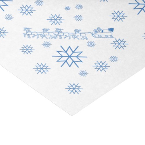 Tissue paper _ Santa Claus Sleigh Snowflakes