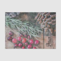 Tissue Paper Set (2) Peace on Earth