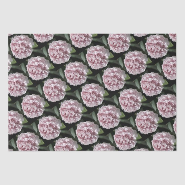 Tissue Paper Set 2 sheets Beautiful Pink Peony  (Front)