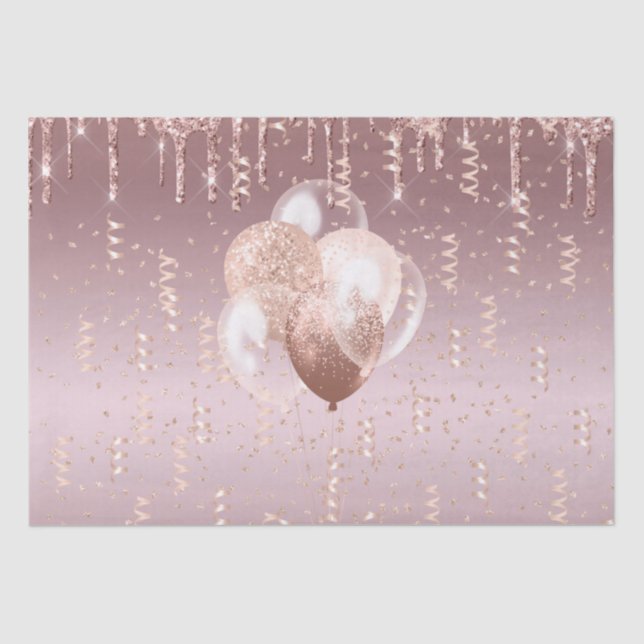 Tissue Paper Set of 2 A Rose Gold Celebration  (Front)