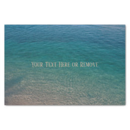 Tissue Paper Set of 2 Ocean Themed Customize Text