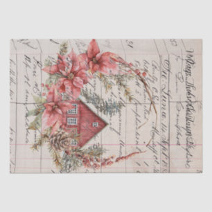 Tissue Paper Set of 2 Vintage Theme Christmas 03