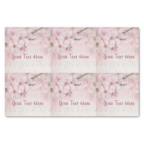 Tissue Paper Sheets Set 2 Cherry Blossoms and Mu