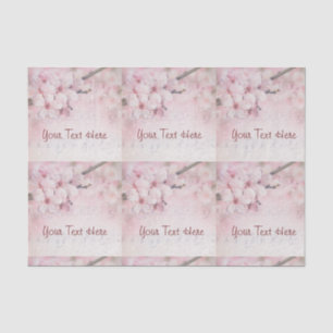 Tissue Paper Sheets Set (2) Cherry Blossoms and Mu